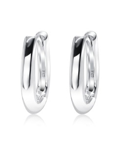 Silver Hoop Earring HO-1692